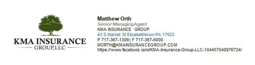 KMA Insurance Group — event insurance experts in Elizabethtown, PA