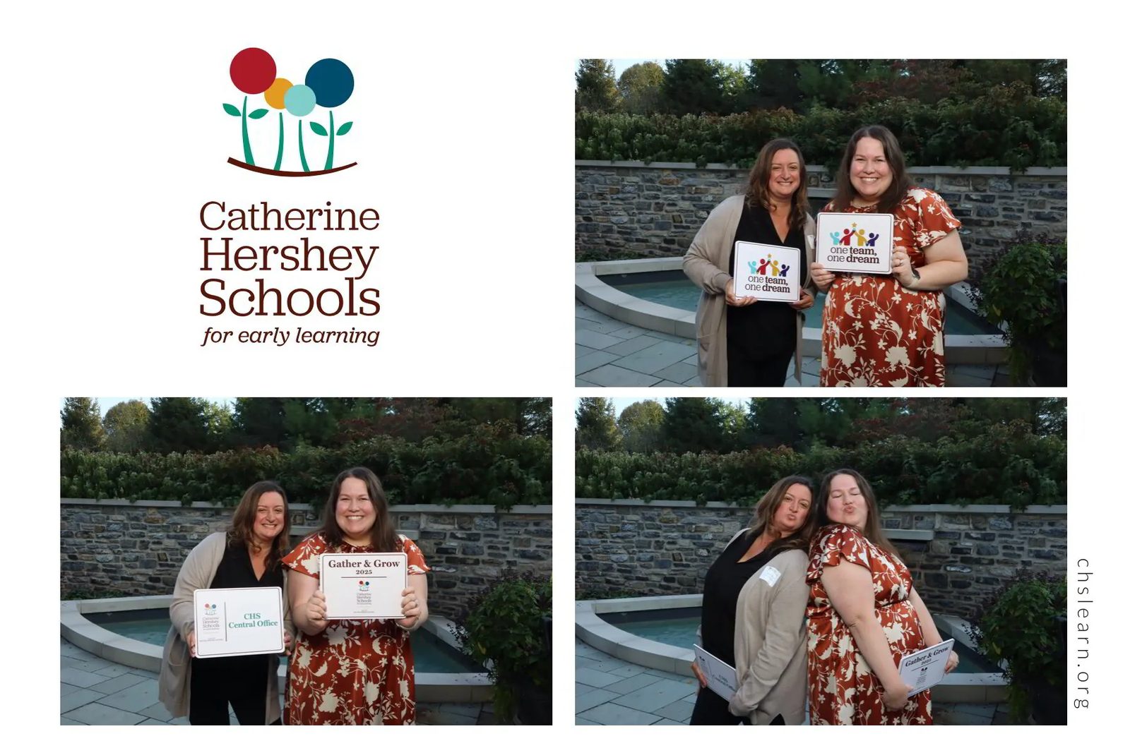 Catherine Hershey School team building photo booth