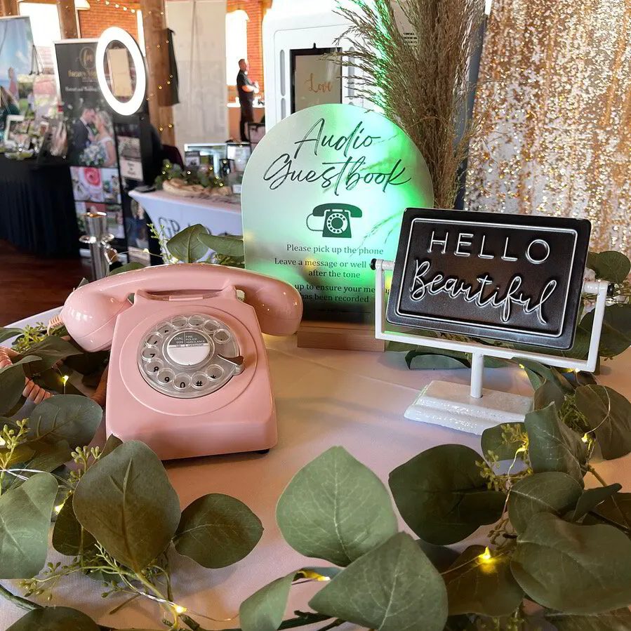 FX Photo Booths audio guestbook rental