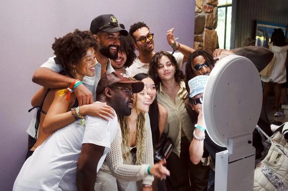 Corporate photo booth activation