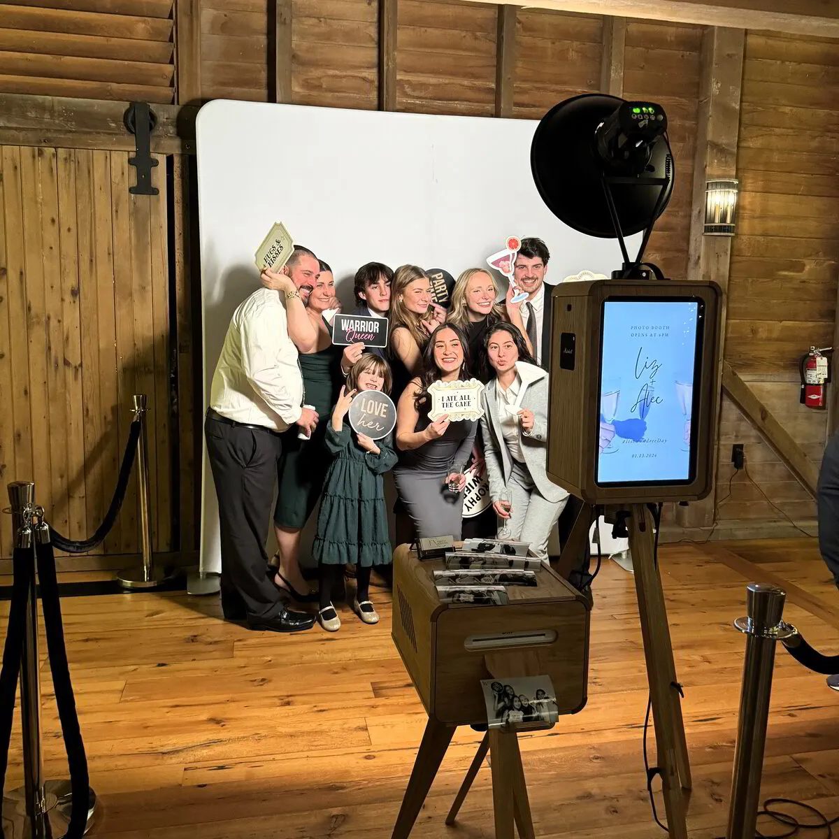 Glam booth and The Icon at The Star Barn, Elizabethtown, PA
