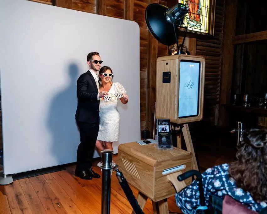 FX Icon glam booth at the Star Barn