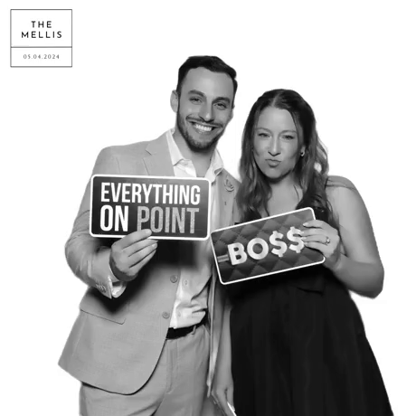 Glam booth animated wedding example