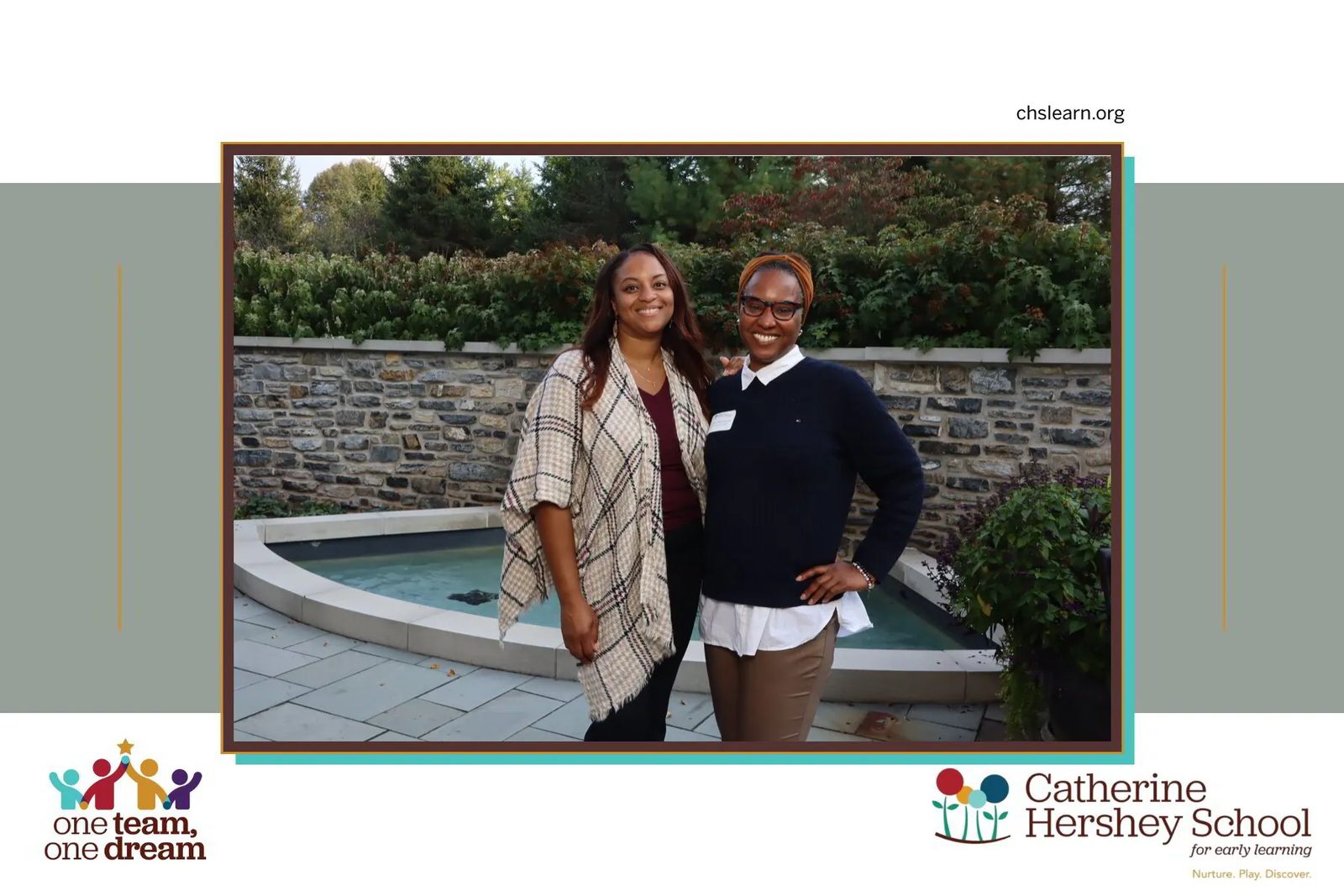 Catherine Hershey School team building photo booth