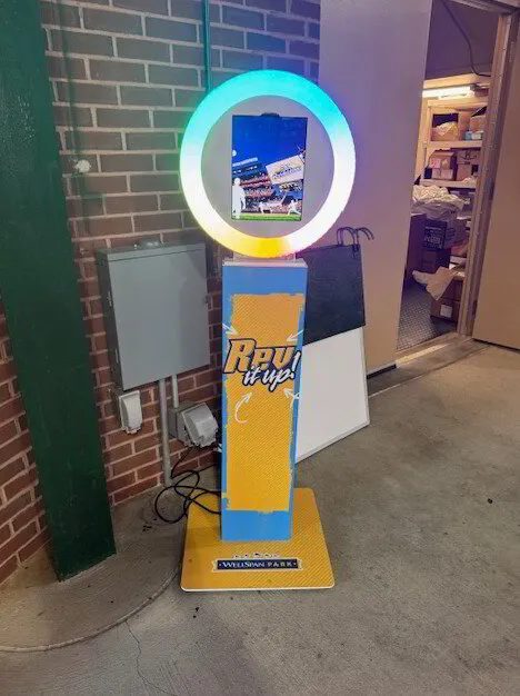 York Revolution photo booth at WellSpan Park