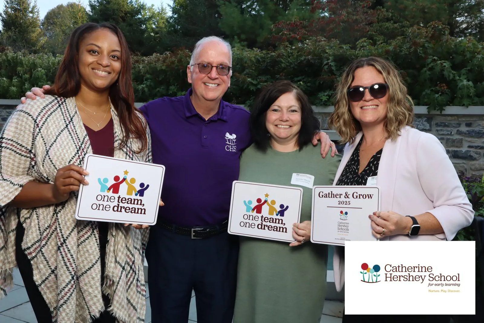 Catherine Hershey School team building photo booth